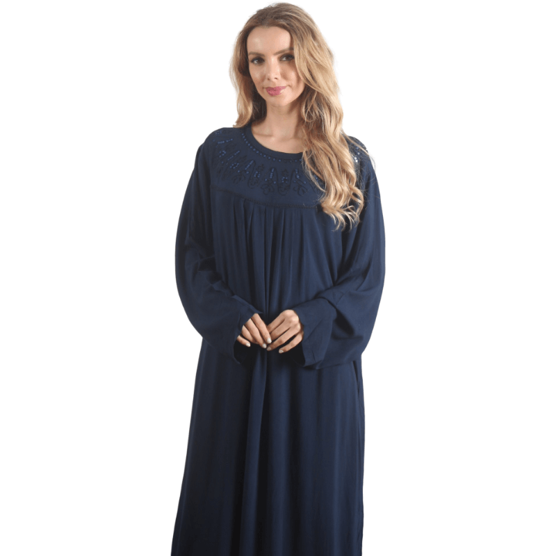 Kaftan Clássico Lady Black Frisado